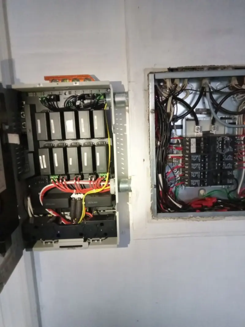 Electrical panel upgrade completed for Indoor Lighting Installation in Jefferson Hills